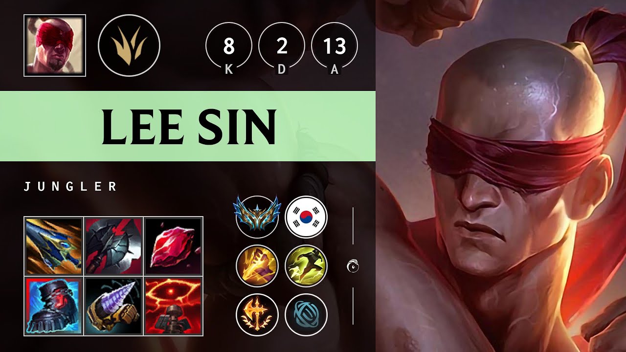 Lee Sin Jungle vs Zed - KR Challenger Patch 25.14
