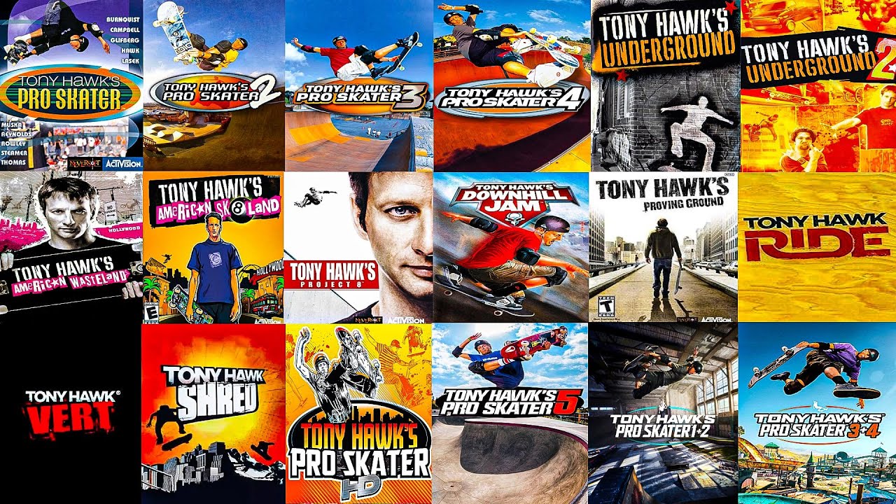 The Evolution of TONY HAWK'S Games (1999-2025)