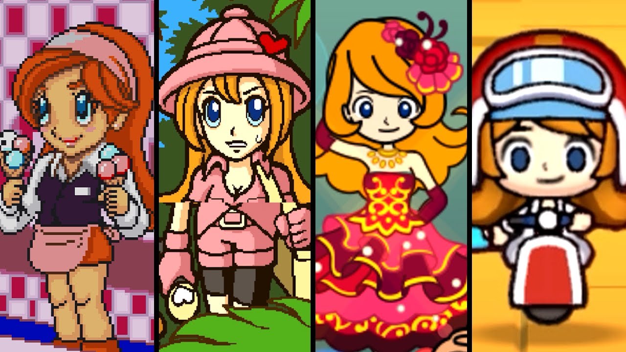 Evolution of Mona in WarioWare Series (2003-2021)
