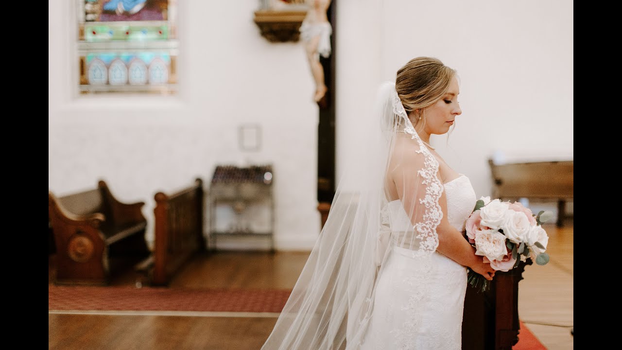 Lace Cathedral Length Wedding Veil Mantilla Style in Ivory