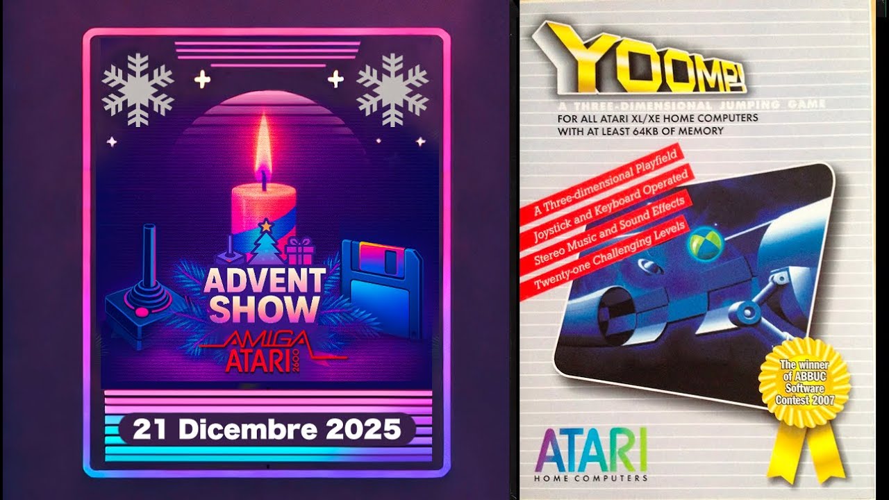Atari - Amiga Advent Show - 21 Dicembre 2025 - Yoomp!