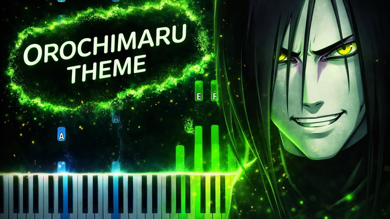 Naruto - Orochimaru Theme Piano Tutorial