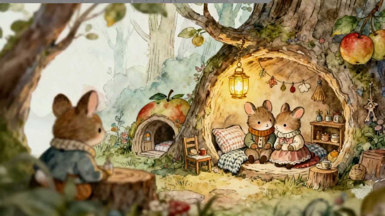 Woodland Lantern Lullabies | Gentle Storybook Music in a Hidden Forest Glen