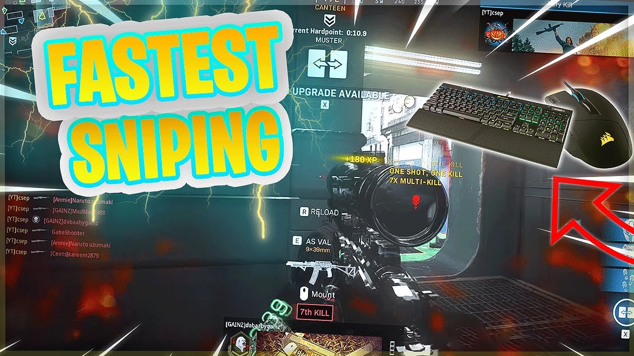 The FASTEST KBAM Sniping on Modern Warfare!
