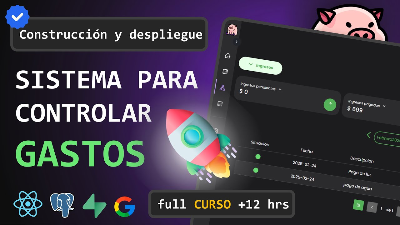 Crea y Despliega una Web App para Control de Gastos con React & PostgreSQL ⚡ (Curso Completo)