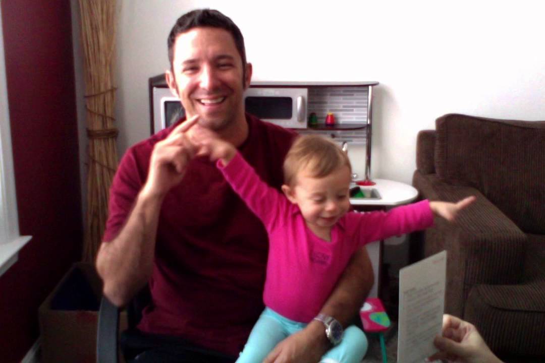 19 Months old CODA doing American Sign Language
