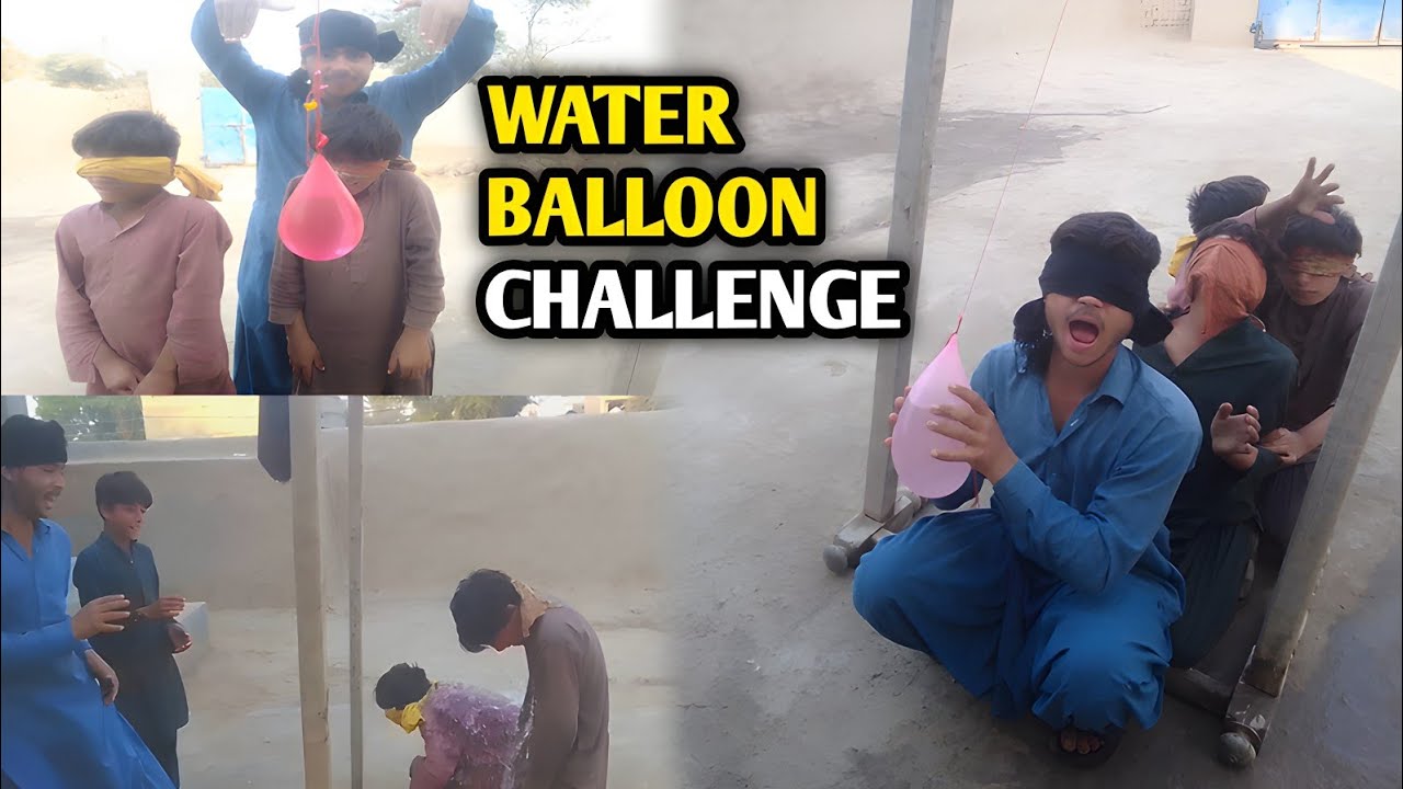 Water balloon challenge,  Sardi Ke Mausam Mein,😨