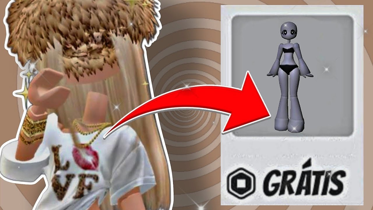NOVO CORPO GRÁTIS NO ROBLOX QUE FUNCIONA EM QUALQUER AVATAR - TUTORIAL DO NOVO CORPO 🍪✨️