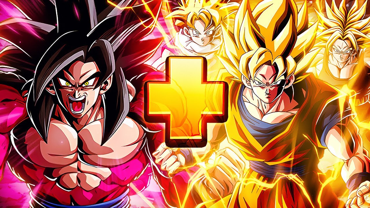 LR INT FULL POWER SSJ4 GOKU + LR PHY SSJ GOKU, GOHAN & TRUNKS! (DBZ: Dokkan Battle)