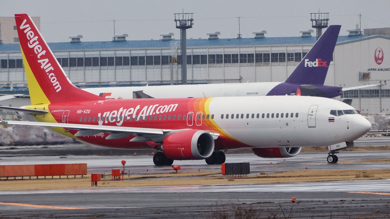 Thai VietJet Air Boeing 737 MAX 8 HS-VZG Landing and Takeoff | Narita Airport | NRT/RJAA | 737-8