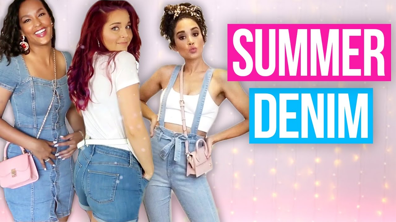 9 Easy Summer Denim Outfit Ideas! (Style 3 Way)