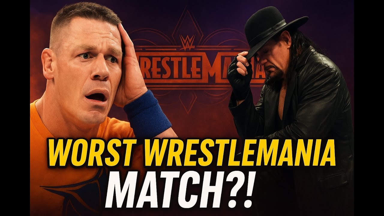 WrestleMania 34’s Biggest Disappointment - John Cena vs The Undertaker |WWE 2K23|