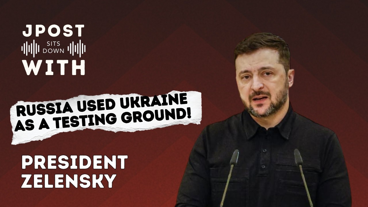 Президент Владимир Зеленский: российская агрессия, иранское оружие и борьба Израиля