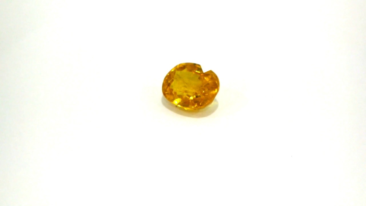 Genuine Yellow Sapphire Stone - 7.89 crt (B41 B N)
