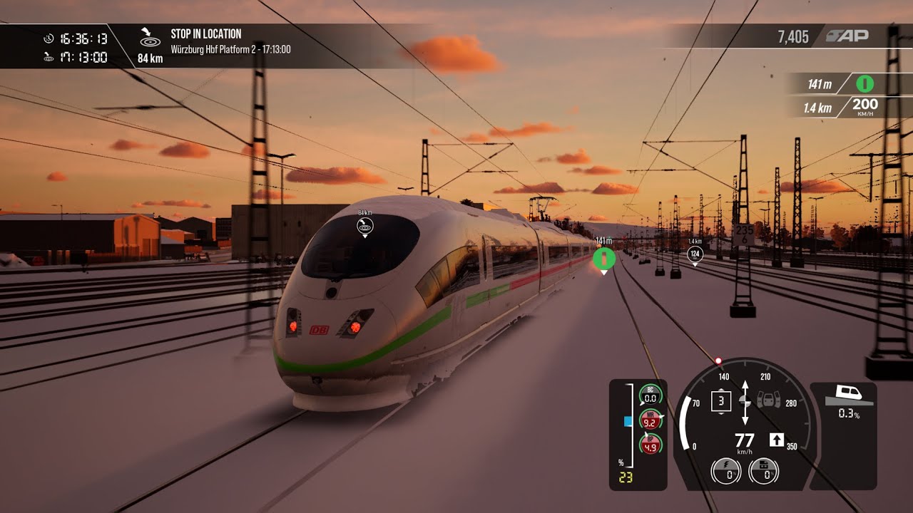 TRAIN SIM WORLD 3   HIGH SPEED  ICE RUN