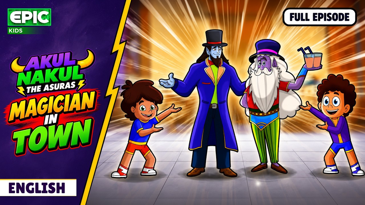 Akul & Nakul The Asuras | A Mysterious Magician Comes to Town | Full Episode | English Cartoon