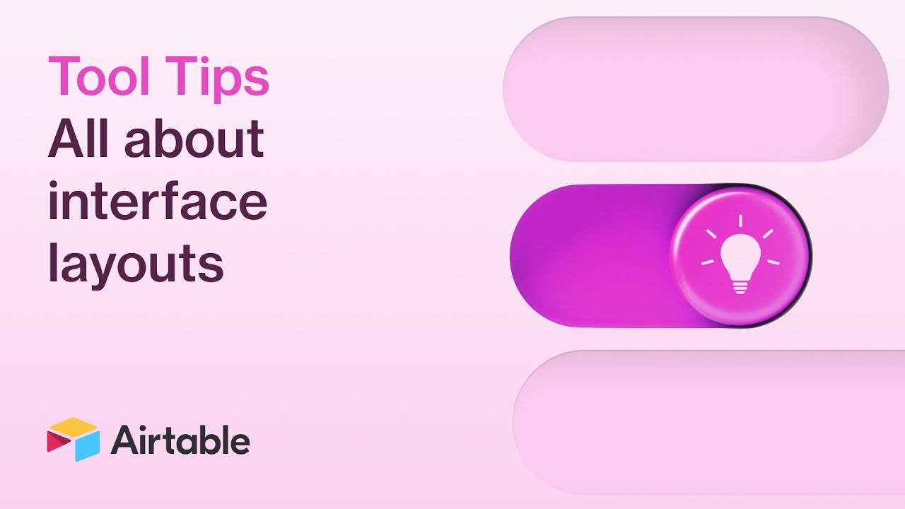 Tool Tips: All about interface layouts | Airtable
