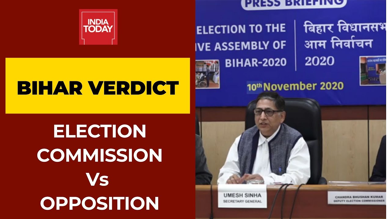 Bihar Verdict: Election Commission Rejects Opposition Charge Against Vote Counting