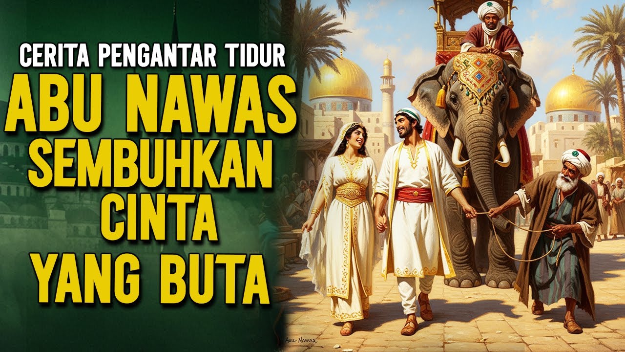 ABU NAWAS MENYEMBUHKAN CINTA YANG BUTA || CERITA LUCU PENGANTAR TIDUR