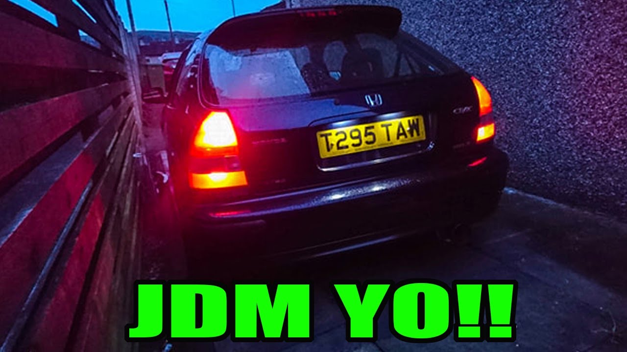 DIY JDM Tail lights for EK Civic hatchback