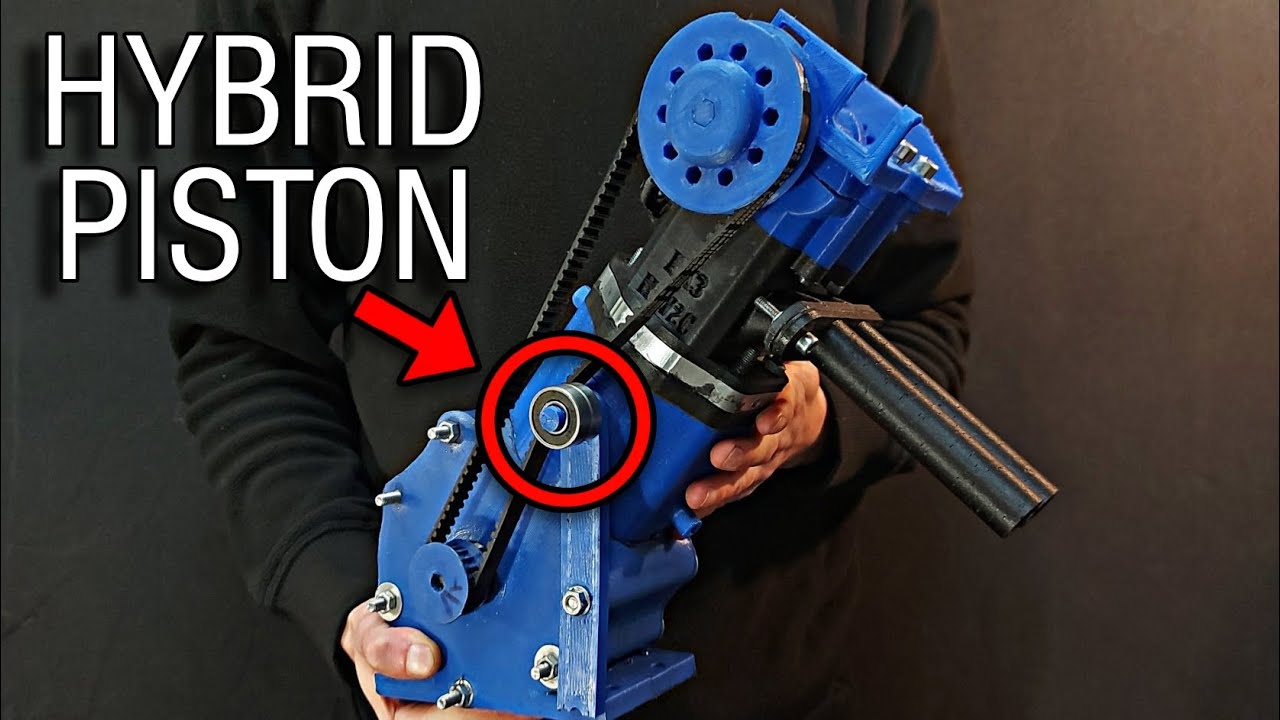 I Made a Hybrid Piston for My 3D Printed Engine