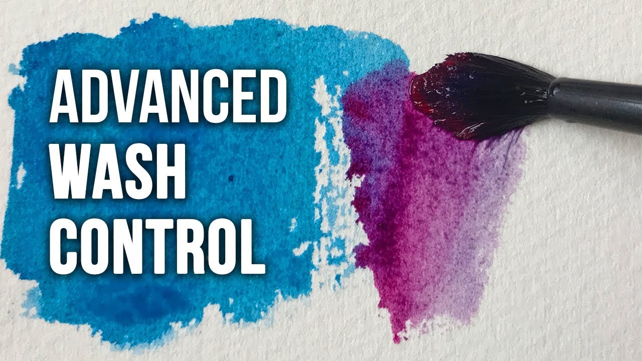 Advanced WASH CONTROL | Watercolor Painting Technique