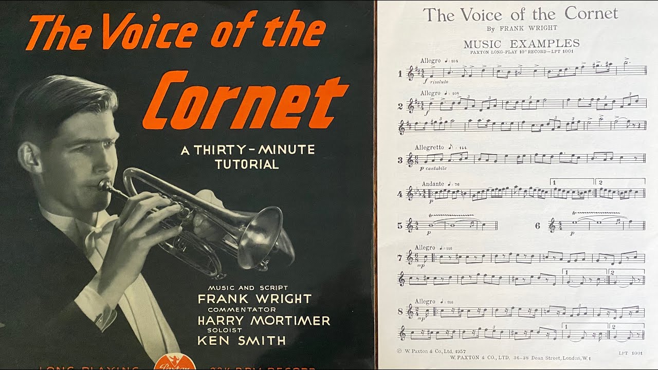 Voice of the Cornet. Ken Smith and Harry Mortimer. A Tutorial LP from 1957