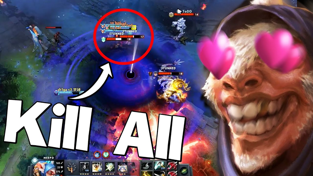 Meepo Kill All :) Dota 2 patch 7.30D