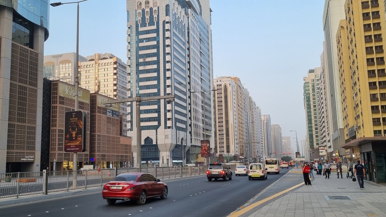ABUDHABI CITY UAE ||Abudhabi city live tour||evening tour||United Arab Emirates ||2025