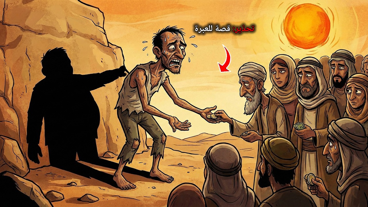 #قصة الرجل الفقير الذي كان يبيع 