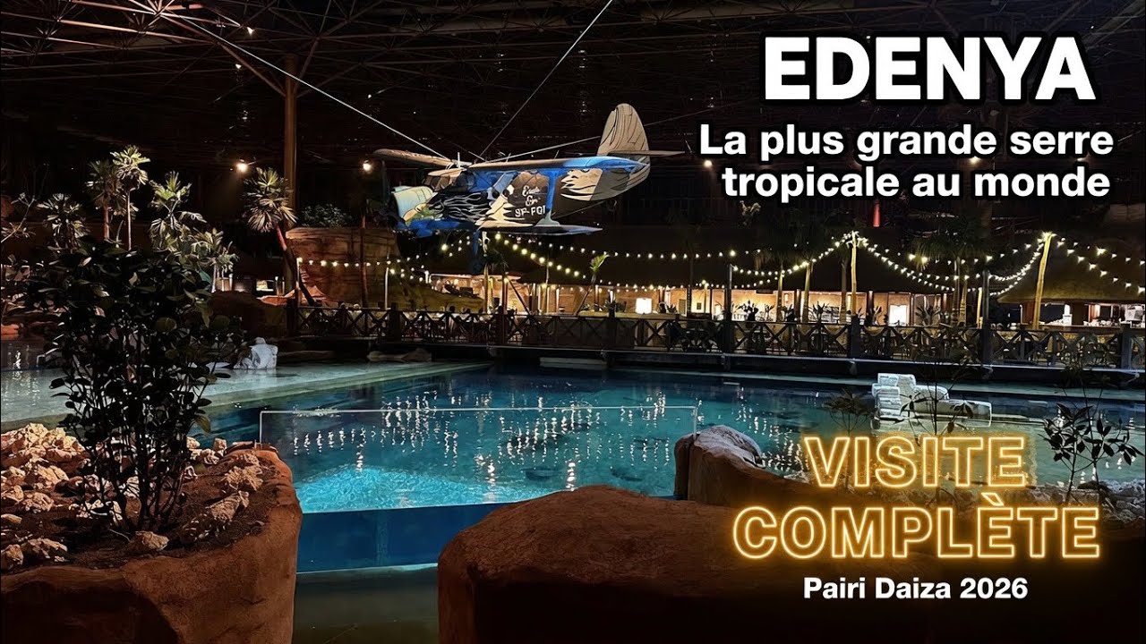 Nuit magique &agrave; Edenya la nouvelle serre tropicale de pairi daiza fin mars 2026 4K 