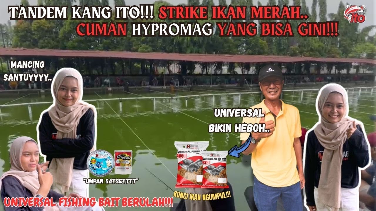 UMPAN VIRAL BERULAH!!! STRIKE IKAN MERAH.. CUMAN HYPROMAG YANG BISA GINI!!!