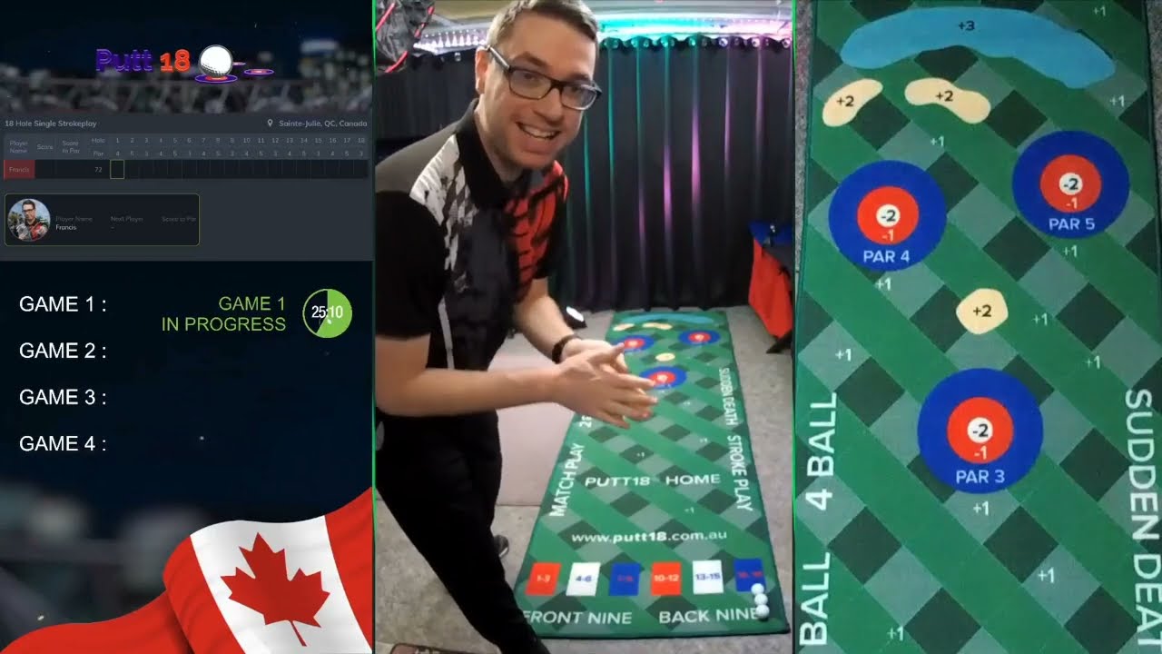 Putt4Fun 04/01/2025 🔴 Putt18 ➲ The Spinner (CAN)