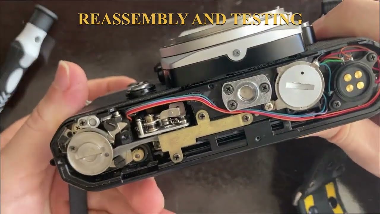 Nikon FE issue & fix: mirror stuck up & film advance jammed or stuck