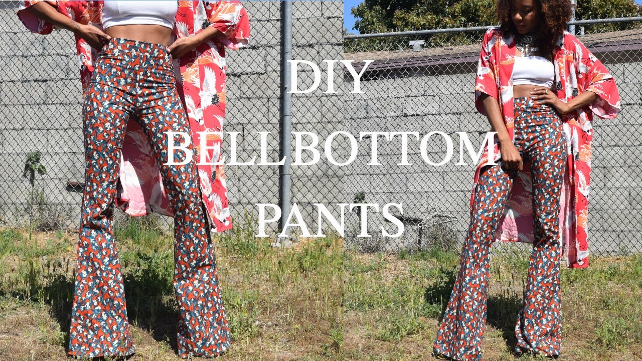 Fashion DIY: Printed Bell Bottom Pants | Music Festival Edition