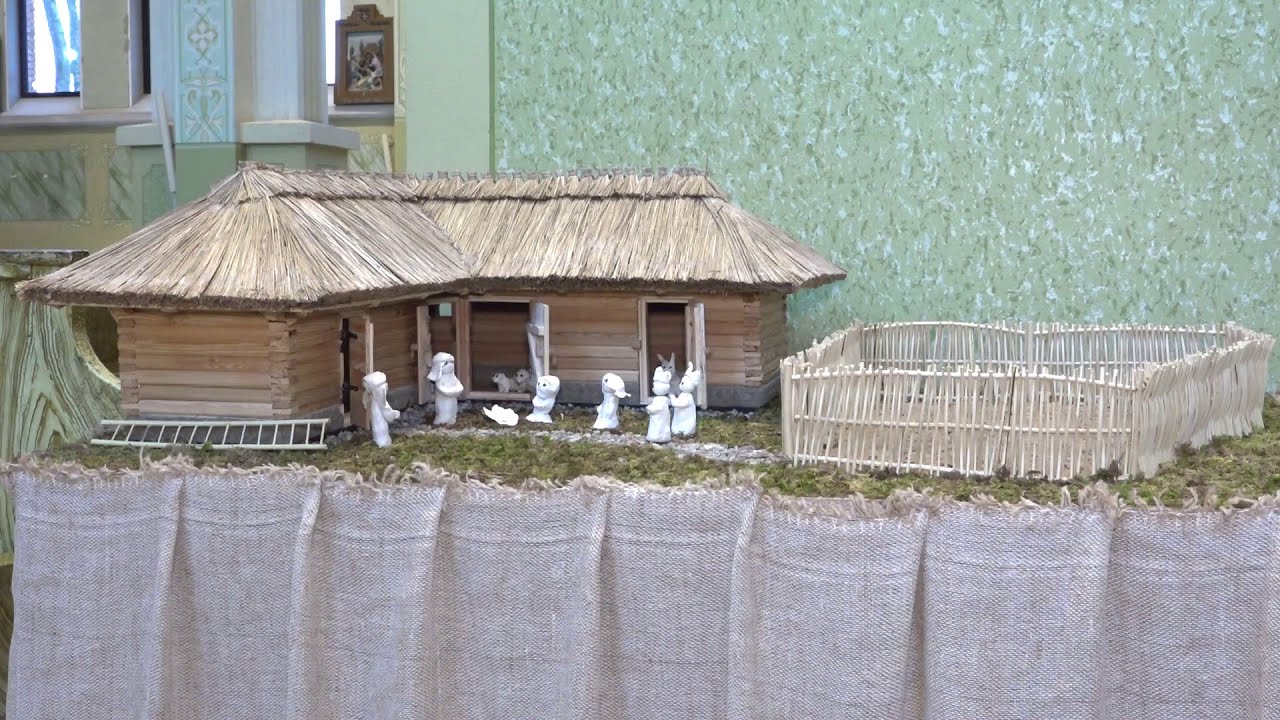 Spurganų kaime esančios etnoarchitektūrinės sodybos sumažinto gyvenamojo namo ir tvarto pristatymas