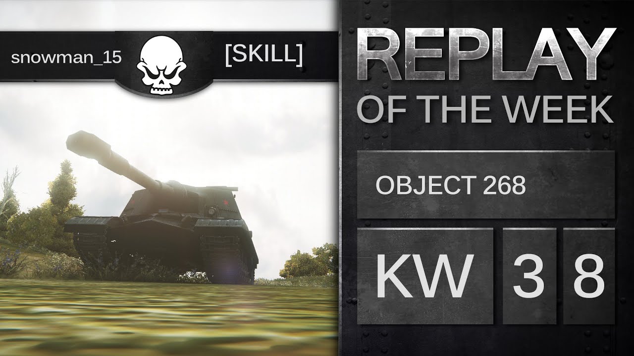Object 268 || Malinovka || Snowman_15[SKILL] || Snipen Pushen Vernichten