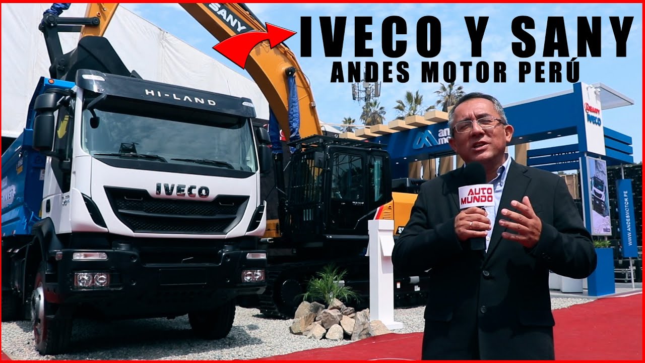 Iveco y Sany representados por Andes Motor Perú | Expomina 2022