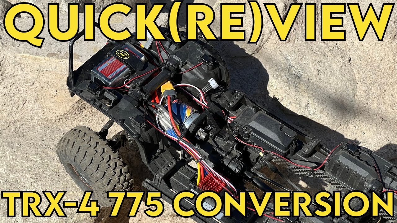 Crawler Canyon Quick(re)view: Titan 775 Conversion for TRX-4