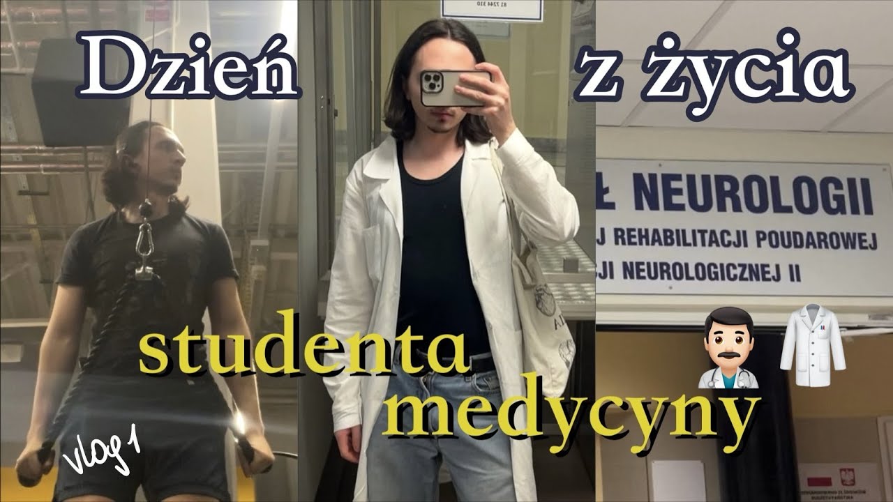 Dzień z życia STUDENTA MEDYCYNY | vlog 1