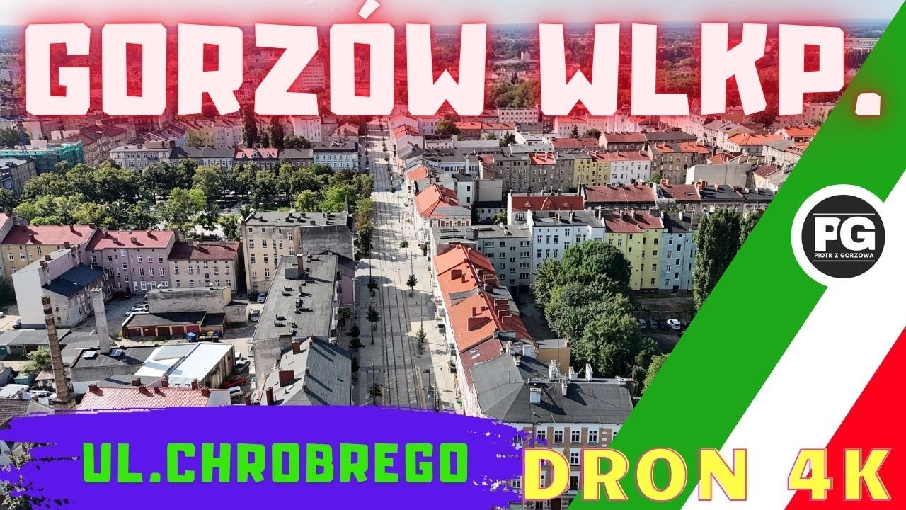 Gorzów Wielkopolski. Kazimierza-Mieszka-Chrobrego 14.07.2024 (DRON)