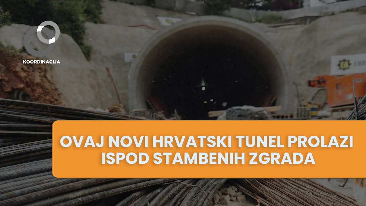🚇Tunel koji prolazi ispod stambenih zgrada jedan je od najvažnijih za Rijeku, ali i cijelu Hrvatsku