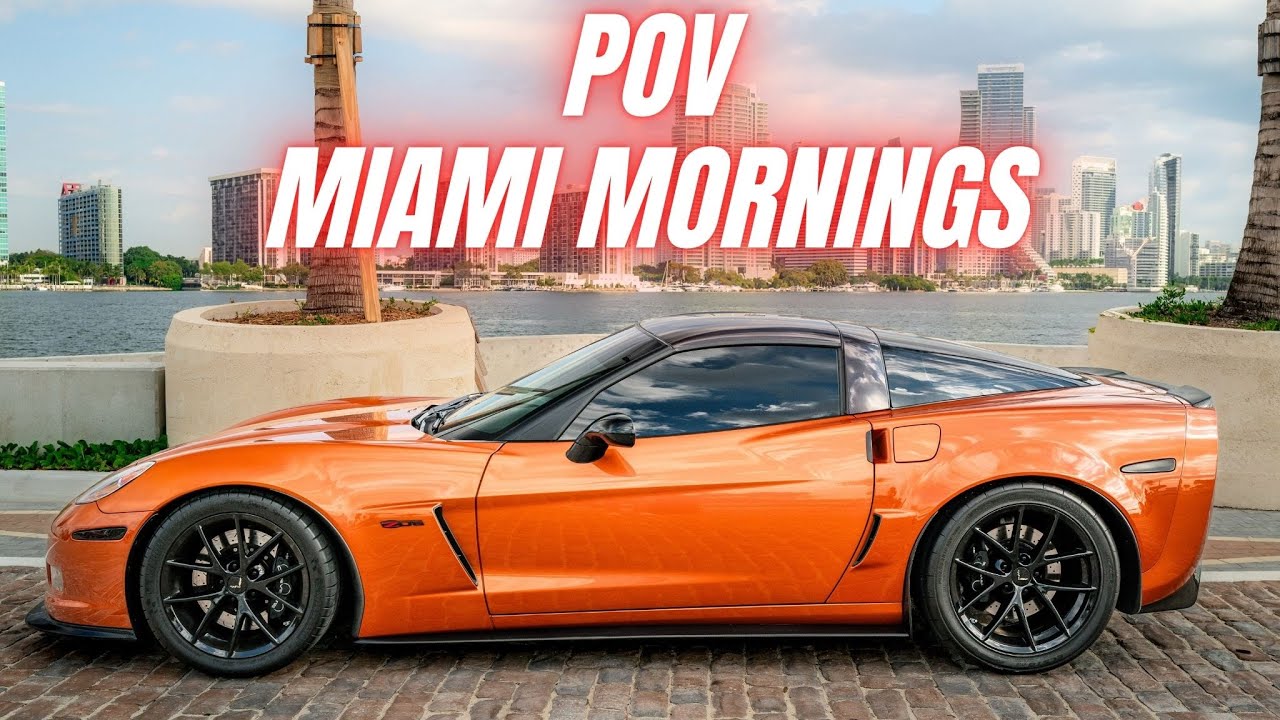 RAW AMERICAN POWER – CORVETTE C6 Z06 POV DRIVE IN MIAMI