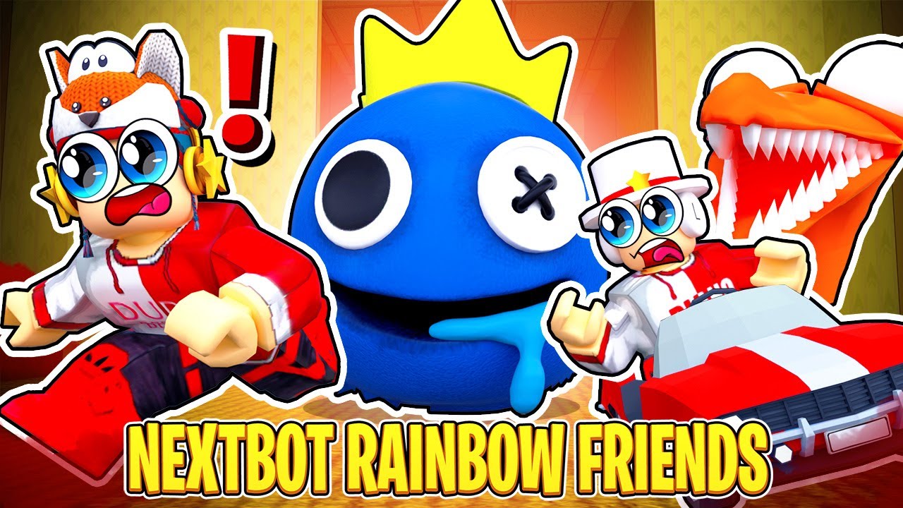 Nexbot de Rainbow Friends nas Transformações de Backrooms do Roblox😳