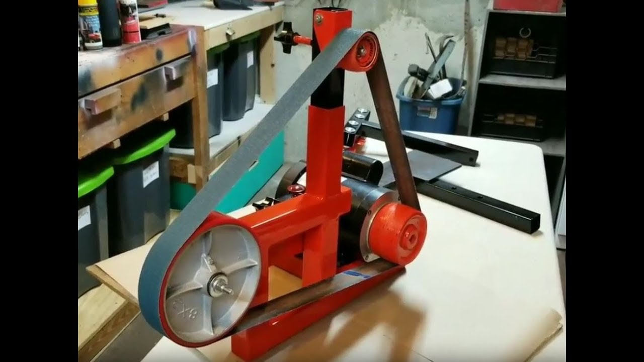 2'' x 72'' Belt Sander Made From A Weight Bench Pt.1