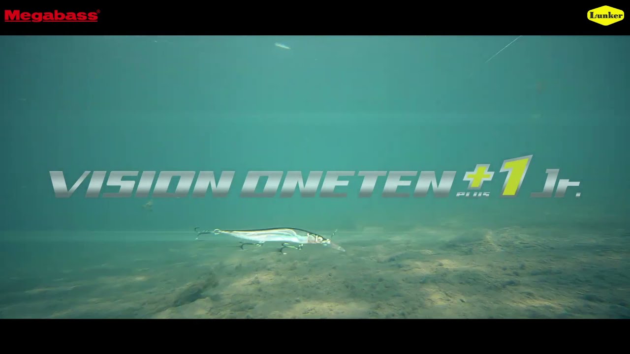 [MEGABASS] 미국 위닝루어에 빛나는 VISION +1의 주니어! VISION +1 JR 수중영상&설명 (배스낚시,메가배스)