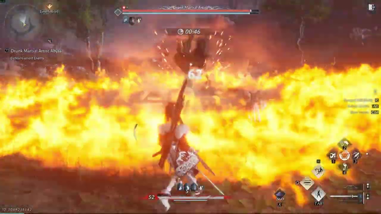 Where Winds Meet - Drunk Martial Artist Abyss Trials No hit