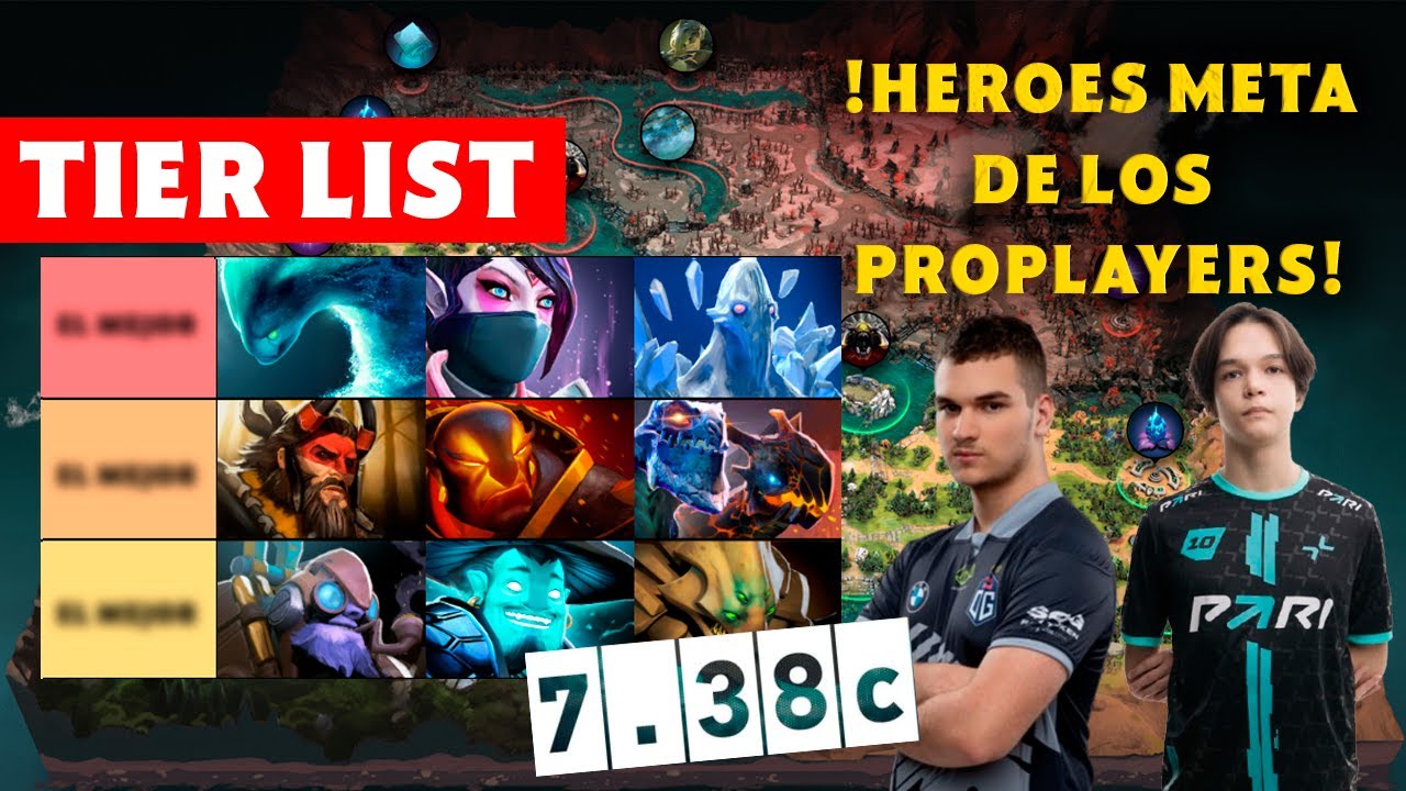 Los 3 MEJORES HÉROES de cada ROL según los PROPLAYERS en el parche 7.38c | ¡SUBE tu MMR RÁPIDO!