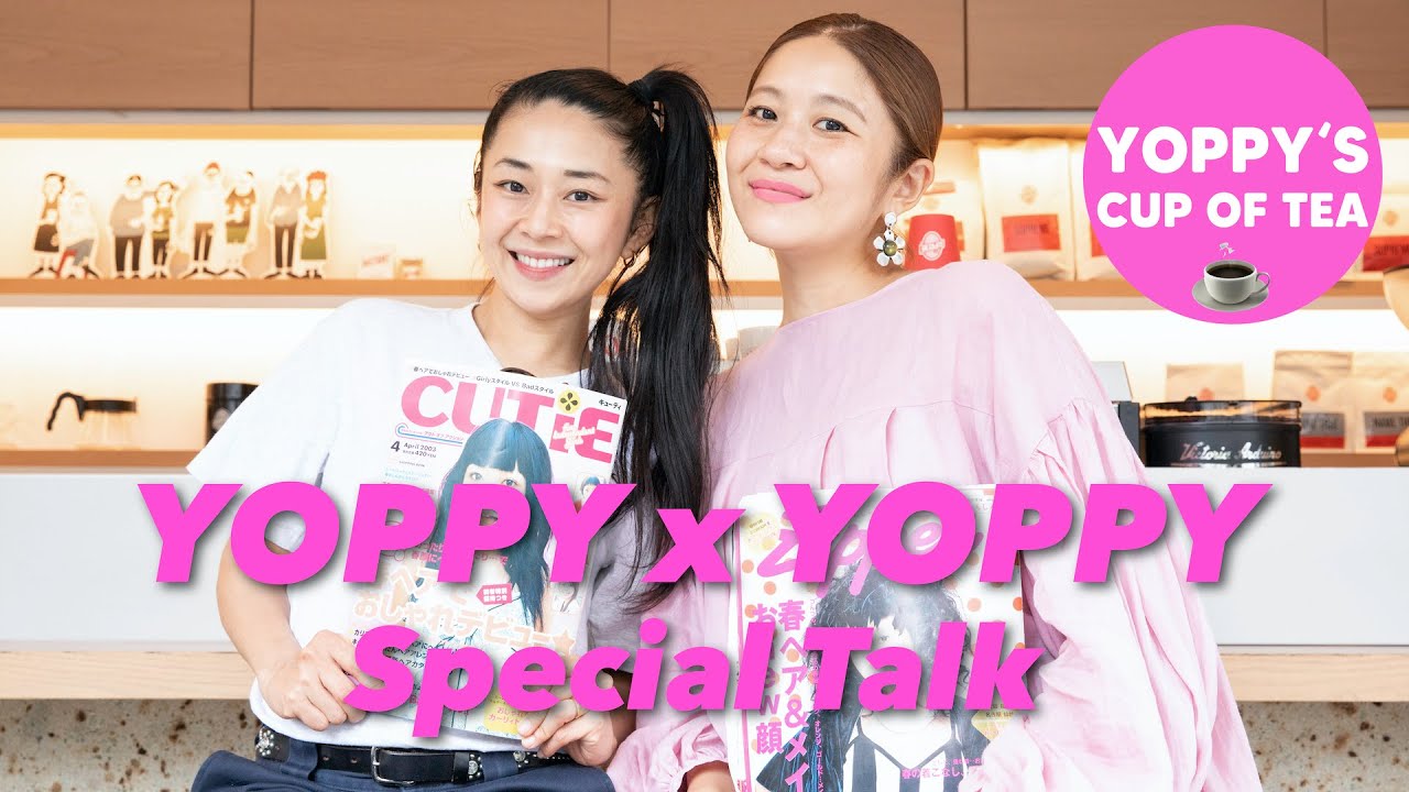 YOPPY x YOPPY Special Talk 😉  90年代の原宿ファッションはYOPPY無しでは語れません🙌 学生時代私の憧れだった''YOPPY''にたくさんお話を聞きました💓