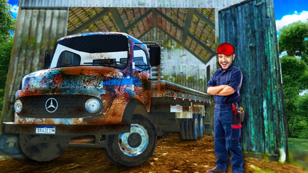 ENCONTREI um CAMINHÃO ABANDONADO no GLOBAL TRUCK ONLINE (ft @LipaoGamer )